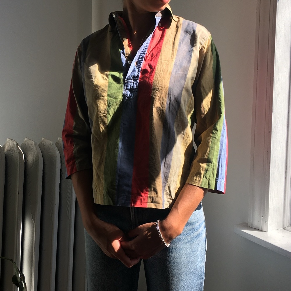Vintage Lord & Taylor striped shirt